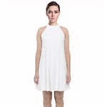 Untitled Design Velvet Halter Neckline Dress 