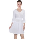 Untitled Design Quarter Sleeve Ruffle Waist Dress