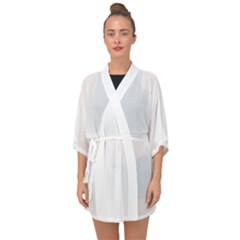 Half Sleeve Chiffon Kimono 
