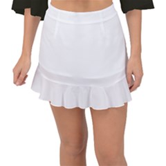 Fishtail Mini Chiffon Skirt 