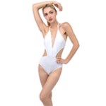 Untitled Design Plunging Cut Out Swimsuit