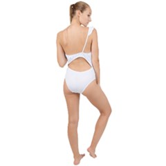 Frilly One Shoulder Swimsuit 