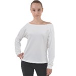Untitled Design Off Shoulder Long Sleeve Velour Top