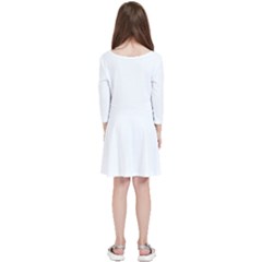 Kids  Quarter Sleeve Skater Dress 