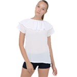Untitled Design Ruffle Collar Chiffon Blouse