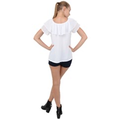 Ruffle Collar Chiffon Blouse 