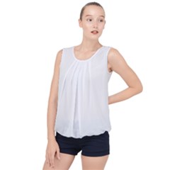 Bubble Hem Chiffon Tank Top 