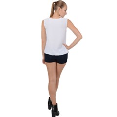 Bubble Hem Chiffon Tank Top 
