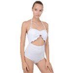 Untitled Design Scallop Top Cut Out Swimsuit