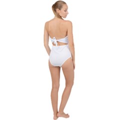 Scallop Top Cut Out Swimsuit 