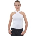 Untitled Design Cross Neck Velour Top