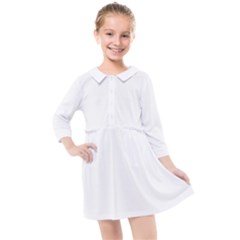 Kids  Quarter Sleeve Shirt Dress 