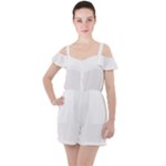 Untitled Design Ruffle Cut Out Chiffon Playsuit