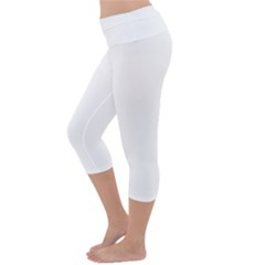 Lightweight Velour Capri Yoga Leggings 
