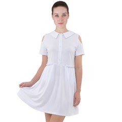 Short Sleeve Shoulder Cut Out Dress  