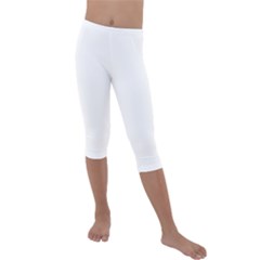 Kids  Lightweight Velour Capri Leggings  
