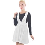 Untitled Design Plunge Pinafore Velour Dress