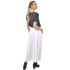 Velour Split Maxi Skirt 