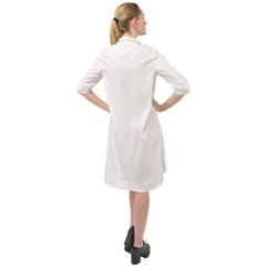 Long Sleeve Mini Shirt Dress 