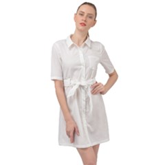 Belted Shirt Dress 