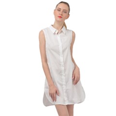 Sleeveless Shirt Dress 