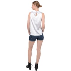 High Neck Satin Top 