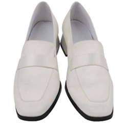 Women s Chunky Heel Loafers 