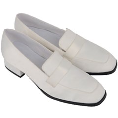 Women s Chunky Heel Loafers 