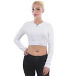 Untitled Design Long Sleeve Cropped Velvet Jacket