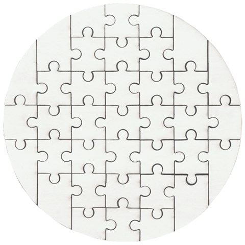 Untitled Design Wooden Puzzle Round from ArtsNow.com