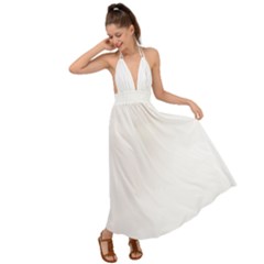 Backless Maxi Beach Dress 