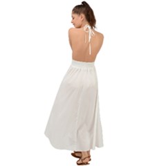 Backless Maxi Beach Dress 