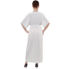 V-Neck Boho Style Maxi Dress 