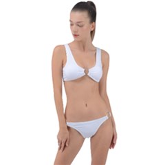 Ring Detail Crop Bikini Set 
