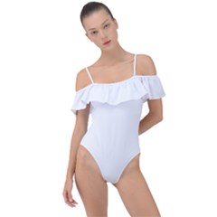 Frill Detail One Piece Swimsuit 