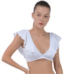 Untitled Design Plunge Frill Sleeve Bikini Top