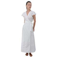 Flutter Sleeve Maxi Dress 