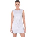Untitled Design Lace Up Front Bodycon Dress