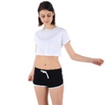 Untitled Design Tie Back Short Sleeve Crop Tee