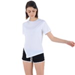 Untitled Design Asymmetrical Short Sleeve Sports Tee