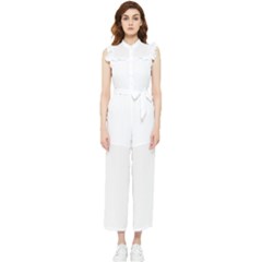 Women s Frill Top Chiffon Jumpsuit 