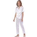 Untitled Design Kids  Satin Short Sleeve Pajamas Set