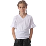 Untitled Design Kids  V-Neck Horn Sleeve Blouse