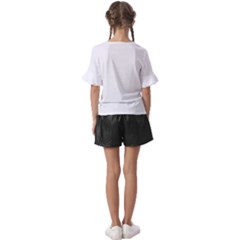 Kids  V-Neck Horn Sleeve Blouse 