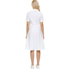 Button Top Knee Length Dress 