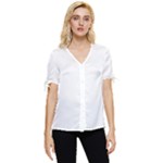 Untitled Design Bow Sleeve Button Up Top