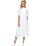 Untitled Design Bow Sleeve Chiffon Midi Dress