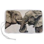 Two Elephants  Pen Storage Case (L)