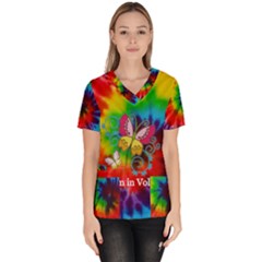 Women s V-Neck Scrub Top 