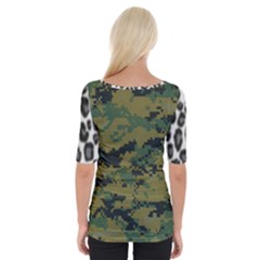 Wide Neckline T-Shirt 